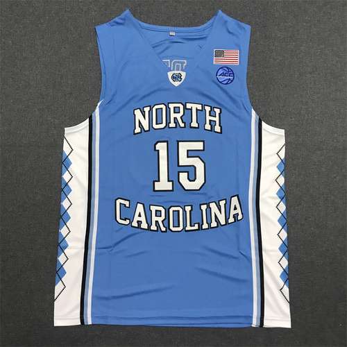 Vince Carter University of North Carolina n. 15 azzurro