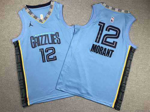 Abbigliamento per bambini Grizzlies No 12 Morant azzurro