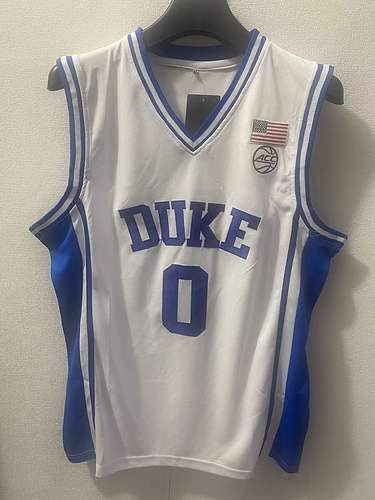 Jared McCain Duke University n. 0 Bianco