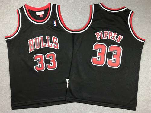 Abbigliamento per bambini Bulls No 33 Pippen Black