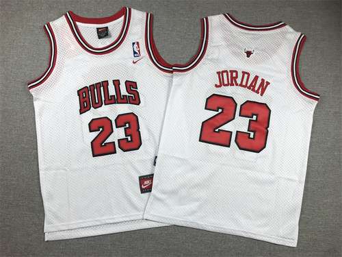 Abbigliamento per bambini Bulls No 23 Jordan Mesh Bianco