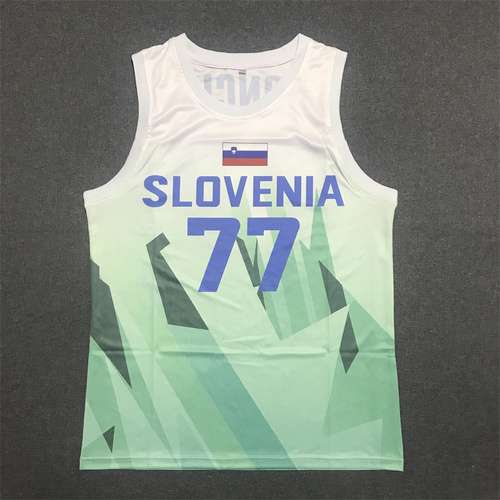 Doncic Nazionale N. 77 Bianca Olimpiadi di Tokyo 2020