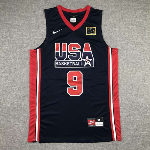 Replica n. 9 Jordan Blue delle Olimpiadi USA del 1992