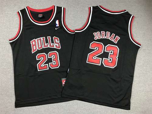 Abbigliamento per bambini Bulls No 23 Jordan Mesh Nero