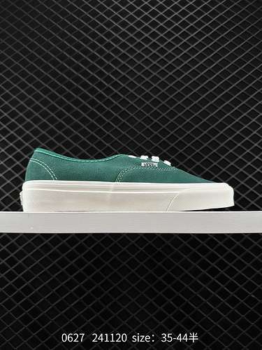 Vans Authentic Anaheim sneakers casual classiche in pelle scamosciata verde scuro VNA348A2O4 Taglia 