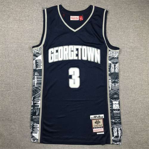 Allen Iverson Georgetown University Edizione n. 3 Blu scuro