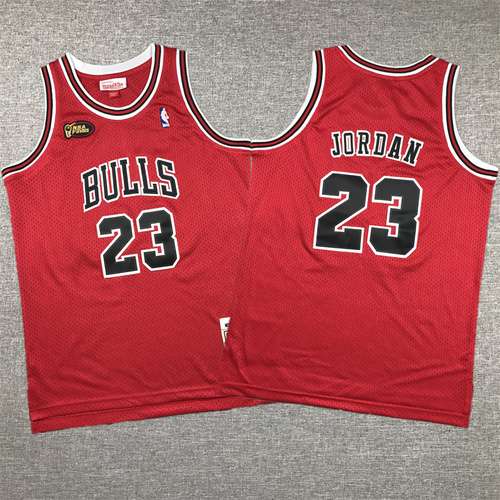 Abbigliamento per bambini Bulls No 23 Jordan 98 Finals Rosso