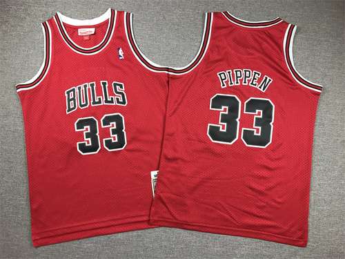 Abbigliamento per bambini Bulls No 33 Pippen Red