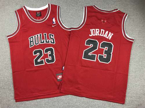 Abbigliamento per bambini Bulls No 23 Jordan Mesh Rosso