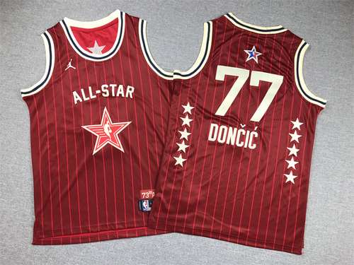 Abbigliamento per bambini 24 stili AllStar No 77 Doncic Rosso