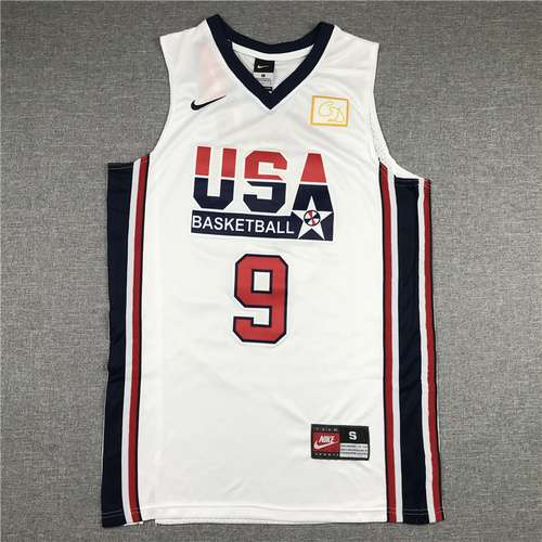 Replica n. 9 Jordan White delle Olimpiadi USA del 1992