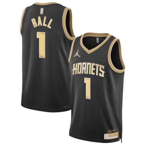 2024 Hornets No 1 Palla Nero Oro