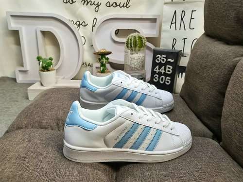 305DAdidas trifoglio Originals Superstar punta a conchiglia classico allmatch scarpe da ginnastica s