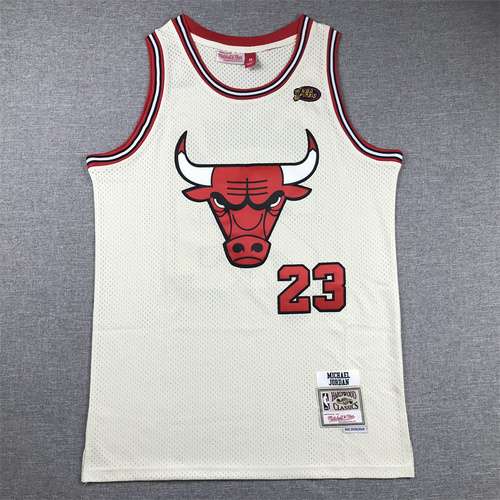 Bulls n. 23 Jordan Cream White