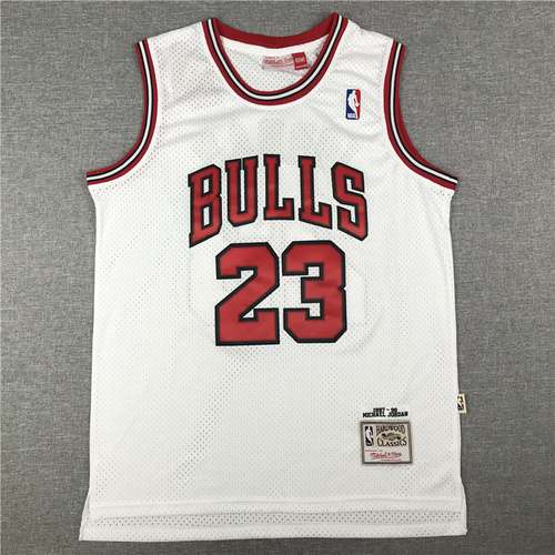 Bulls No 23 Jordan Retro Bianco