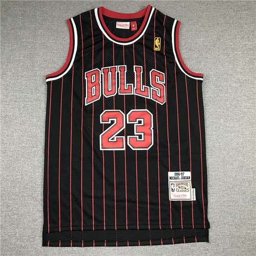 Bulls n. 23 Jordan Retro Gold Label strisce nere e rosse