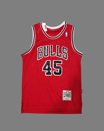 Bulls No 45 Jordan Retro Rosso