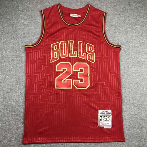 Bulls No 23 Jordan Year of the Rat Edition Rosso