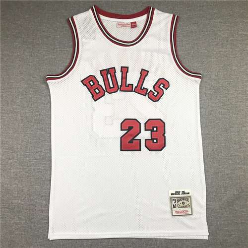 Bulls No 23 Jordan Rookie Edition Bianco