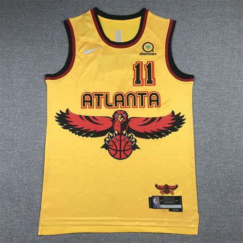 2223 Season Hawks No 11 Trae Young City Edition Giallo