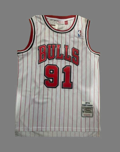 Bulls No 33 Pippen Retro strisce rosa