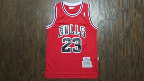 Bulls No 23 Jordan Retro Rosso