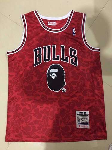 Easy Monkey Edizione congiunta Bulls No 23 Jordan Red