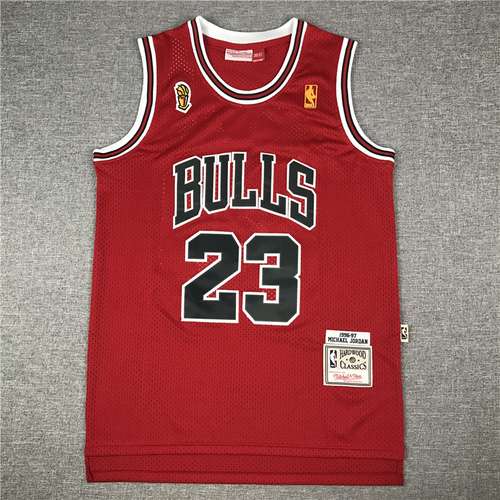 199697 Bulls No 23 Jordan Championship Edition Rosso