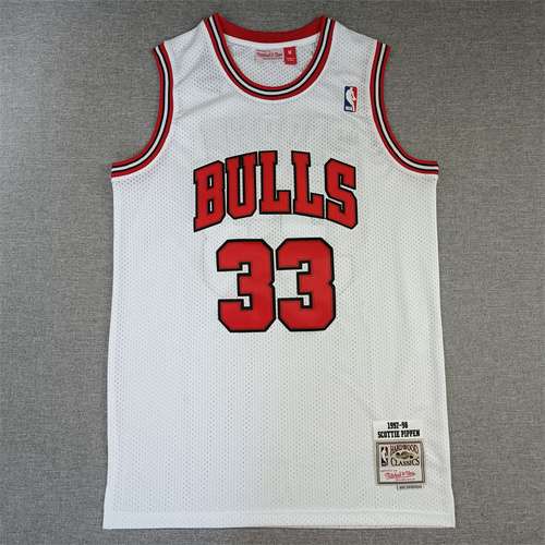 Bulls n. 33 Pippen retrò bianco