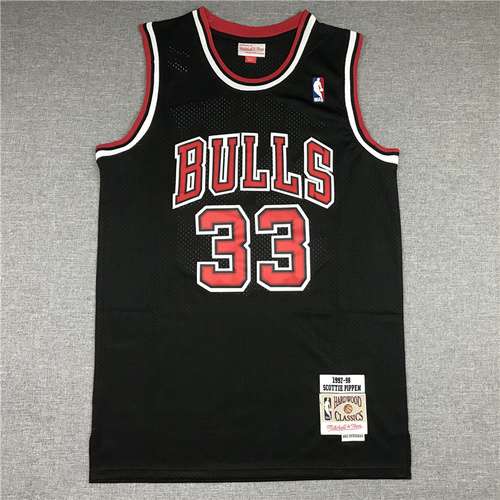 Bulls n. 33 Pippen retrò nero