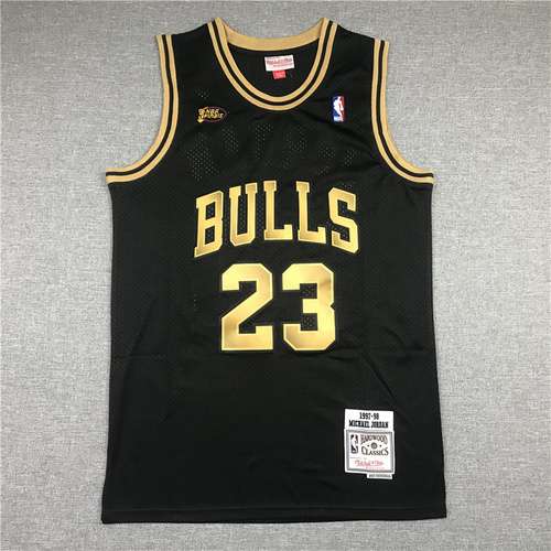 Finali 1998 Bulls n. 23 Jordan Black Gold