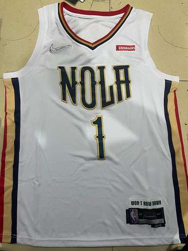 Pelicans n. 1 della 22a stagione Williams 75th Anniversary City Edition Bianco