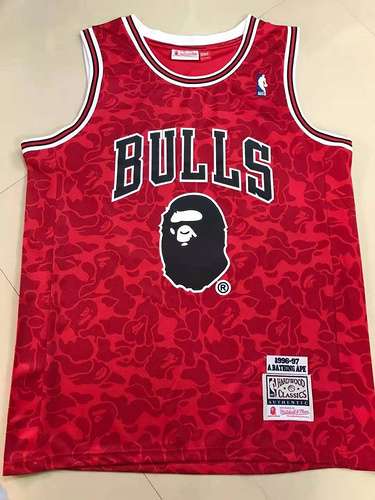 Easy Monkey Edizione congiunta Bulls No 93 Pippen Rosso