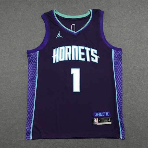 23a stagione Hornets No 1 LaMelo Ball City Edition Viola