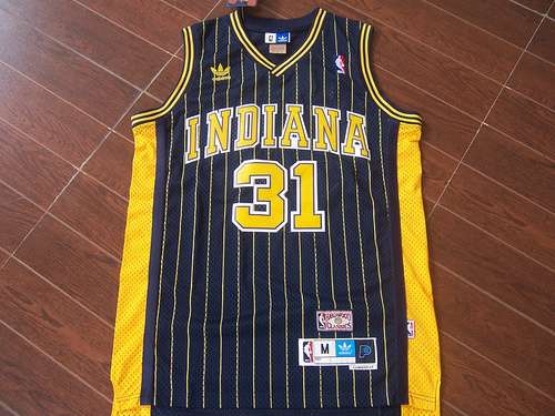 Pacers n. 31 Miller retrò blu scuro