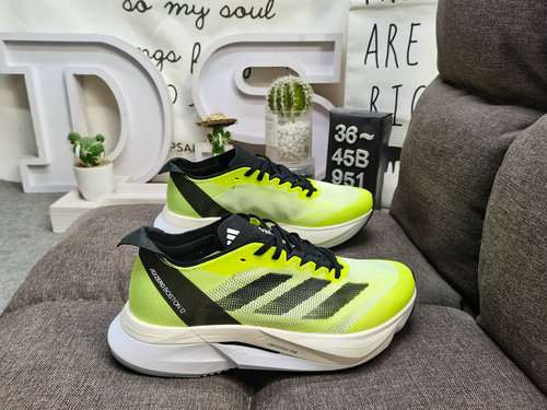 951D Adidas ADIZERO BOSTON 12 Comode e alla moda antiscivolo resistenti all'usura leggere basse con 