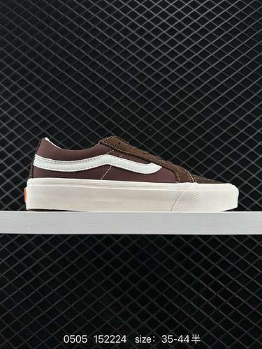 2 Maillard colore Vans Sk8Low retrò marrone stesso stile di Shawn Yue Vans scarpe di tela casual sca