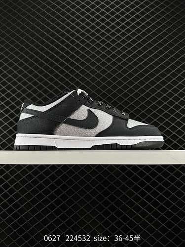 6 NK SB Dunk Low Personalizzazione di fascia alta fai da te quotstarry panda in bianco e nero il mat