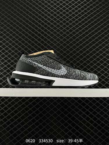 Nike NIKE Air Max Flyknit Racer Cuscino grande Ammortizzazione in tessuto traspirante Comode scarpe 