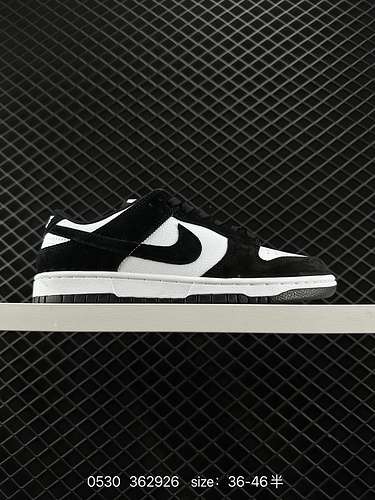 3 Nike SB Dunk Low quotSuede Pandaquot suede panda dunk serie retrò scarpe da skateboard sportive ca