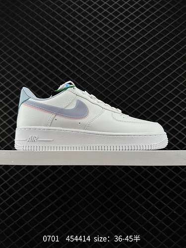 7 Nike Air Force 7 Air Force 1 AF altezza bassa con suola spessascarpe da ginnastica sportive casual