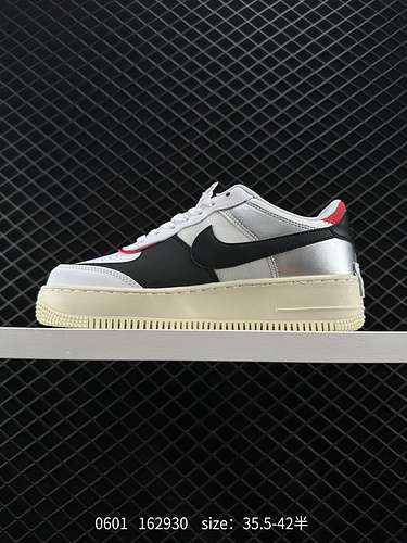 Le sneakers leggere e versatili Nike Air Force Shadows a vita alta e basse quotSpliced ​​Macaronquot