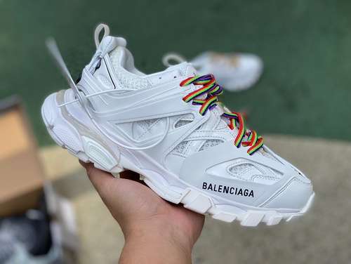 Balenciaga 30 nastro bianco Balenciaga Triple S scarpe da papà Balenciaga