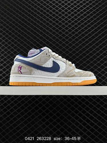 4 Rayssa Leal x Nike SB Dunk Low Nike SB Low Cobranded Blue e Purple Mandarin Duck Il corpo della sc