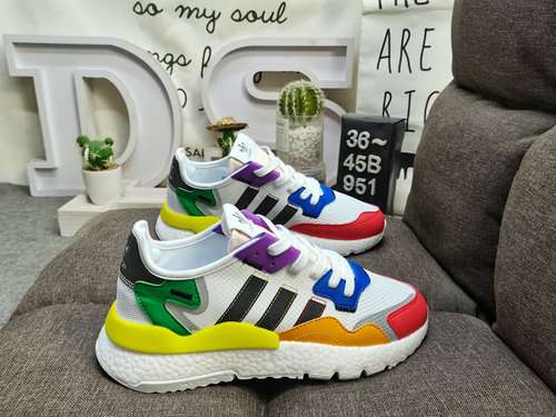 951D livello aziendale Adidas Nite Jogger 2019 Boost codice a barre tono terra Wang Jiaer modello di