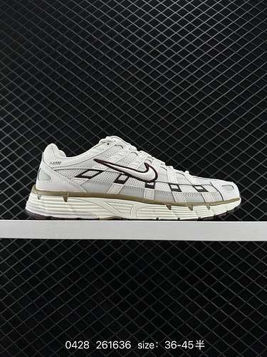 8 Nike Nike W P6WhiteOracleAqua Magic Dream Space serie retro papà stile sportivo casual e comode sc