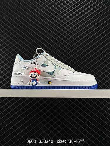 2 Livello aziendale Nike Air Force Low Air Force One scarpe da ginnastica sportive casual versatili 