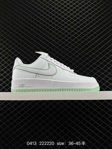 Nike Air Force Low Air Force 1 scarpa da ginnastica sportiva casual versatile e bassa. La combinazio