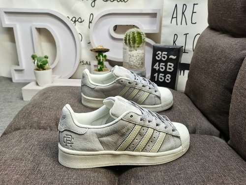 158D versione originale pura Adidas superstar sneakers classiche con punta a conchiglia pelle scamos