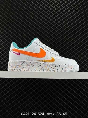 2 Nike Air Force 7 Low Air Force 1 sneakers sportive casual versatili con suola spessa e taglio bass